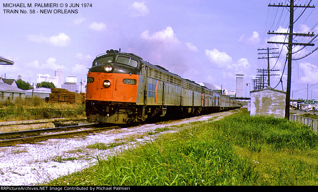 Amtrak Train No. 58